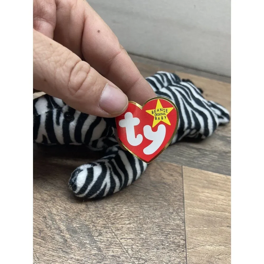 Ty Beanie‎ ZIGGY the Zebra, 8 inch